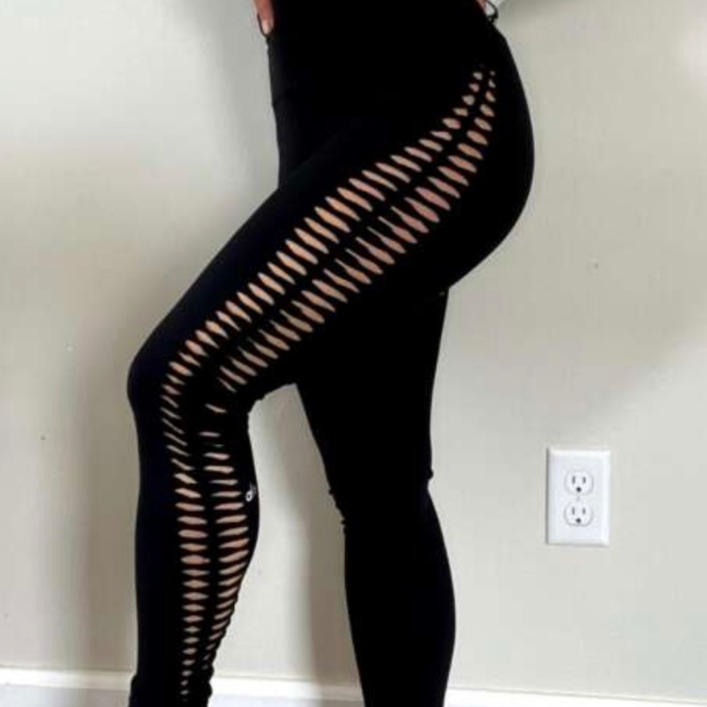 ALO Yoga Black Cutout Leggings XS